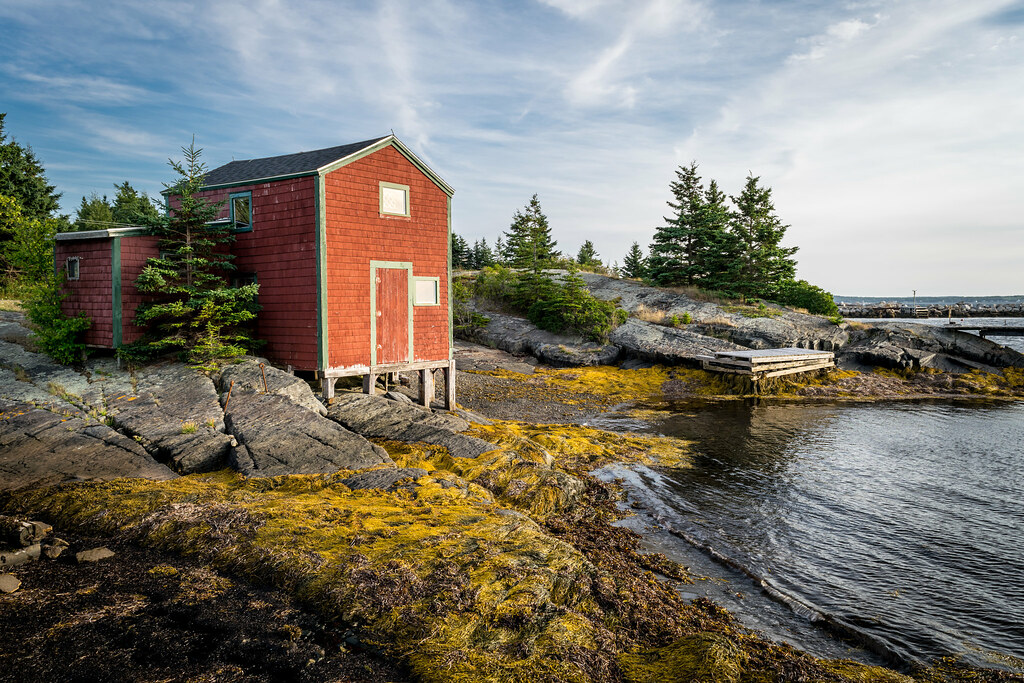 Fishing Shack Blue Rocks, Nova Scotia Wade Howard Flickr