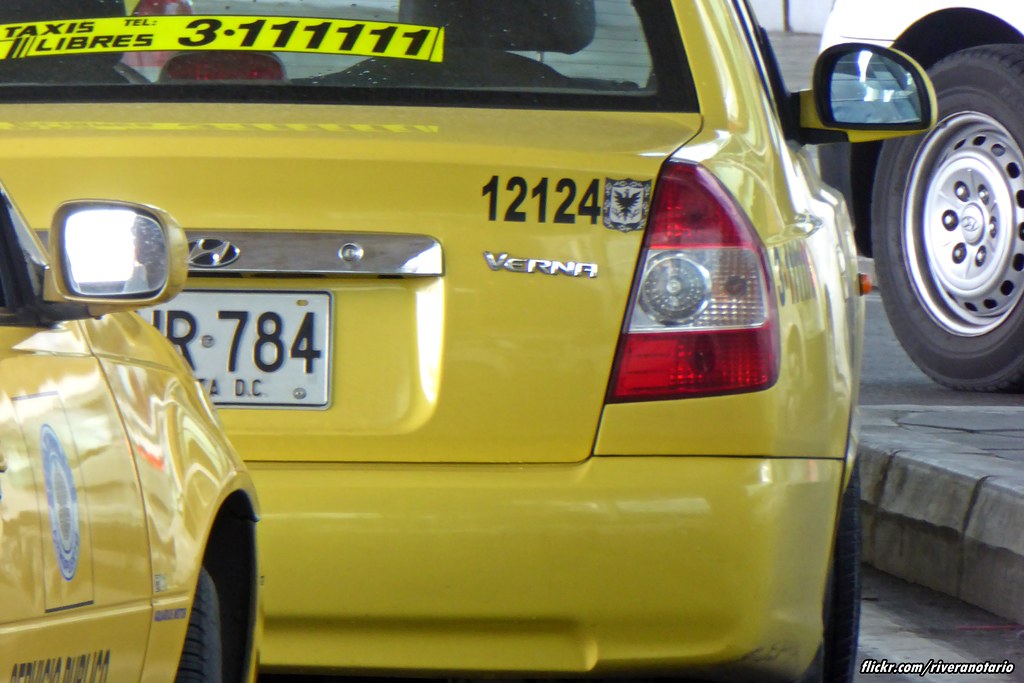 Hyundai Verna Taxi Bogotá Airport, Colombia Taxiduty na… Flickr