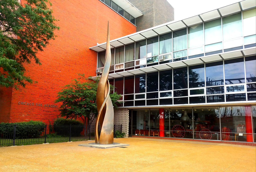 Site of Mrs. O'Leary's Barn, Great Chicago Fire During the… Flickr