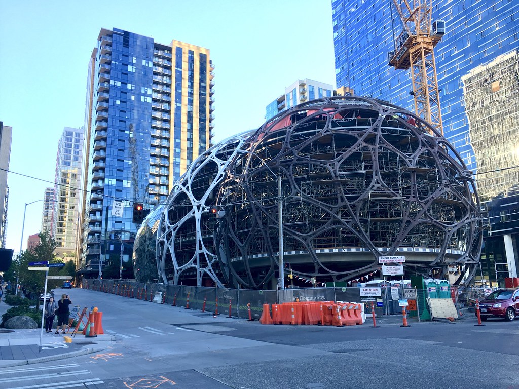 Amazon Campus under construction in South Lake Union Flickr