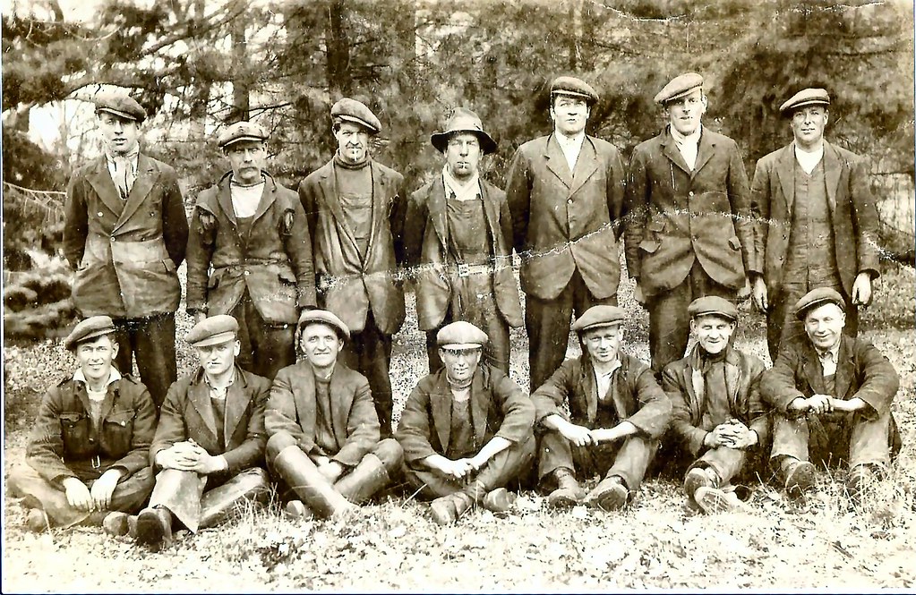 Road gang in the 1930s Suffolk. I believe these men may ha… Flickr
