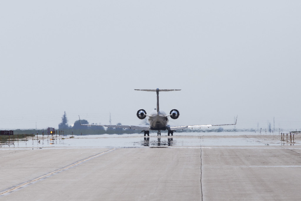 Taxing Cedar Rapids Airport Cedar Rapids, Iowa Christopher Jones