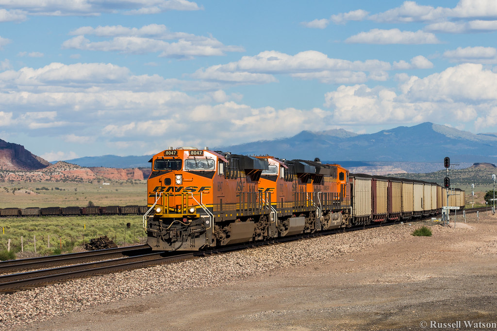 BNSF 8047 C ESMJCC 066A Prewitt, NM A loaded coal train co… Flickr