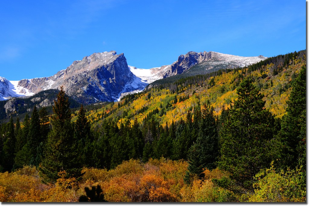 Hallett Peak & Flattop Mountain from Bear Lake Road Flickr