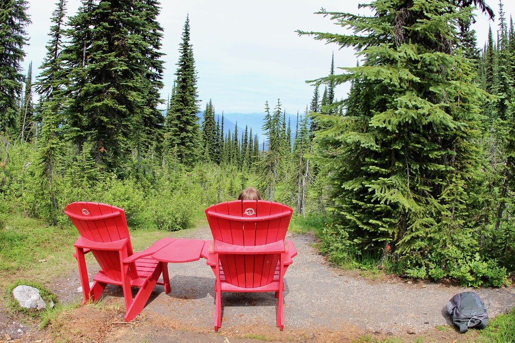 Canada's another iconic red chair in Mount Revelstoke Flickr