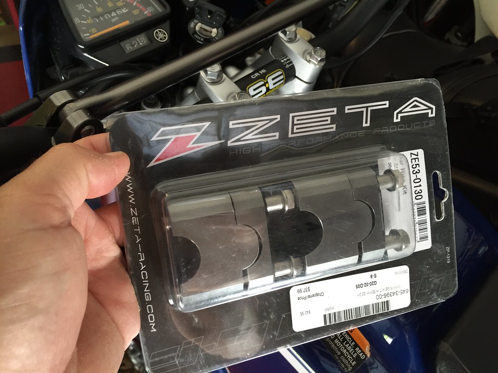 Flickriver Photoset 'ZETA BAR RISERS 30mm for 22.2mm bars YAMAHA TW200