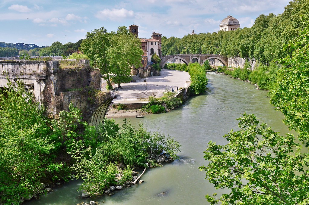 Rome l'île tibérine Franck Lecocq Flickr