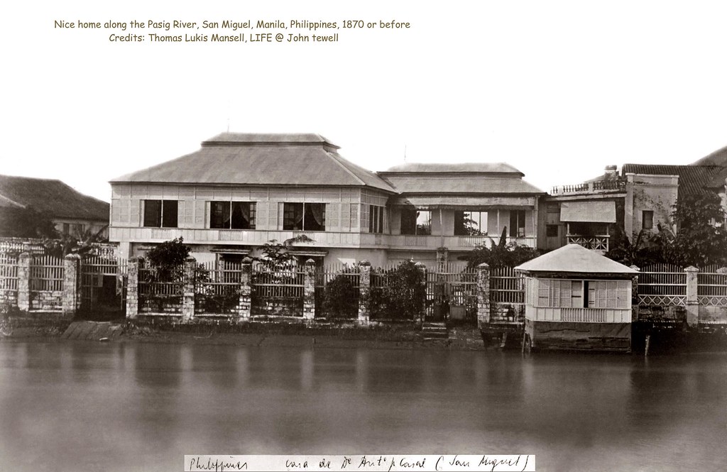 Nice home along the Pasig River, San Miguel, Manila, Philippines
