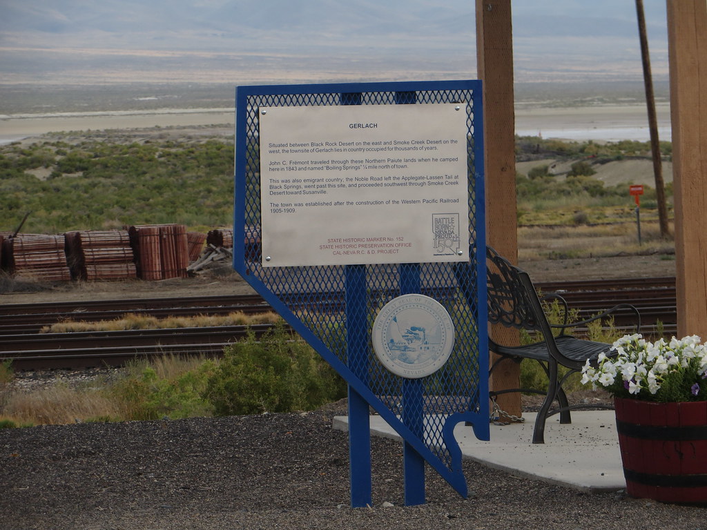 Gerlach, Nevada Historical Marker No. 152, Gerlach, Nevada… Flickr