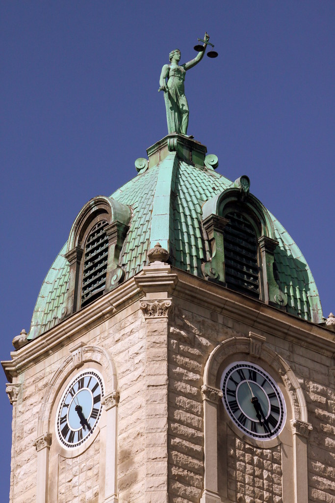 Rockingham County Courthouse (clock tower detail) Harrisonburg, VA