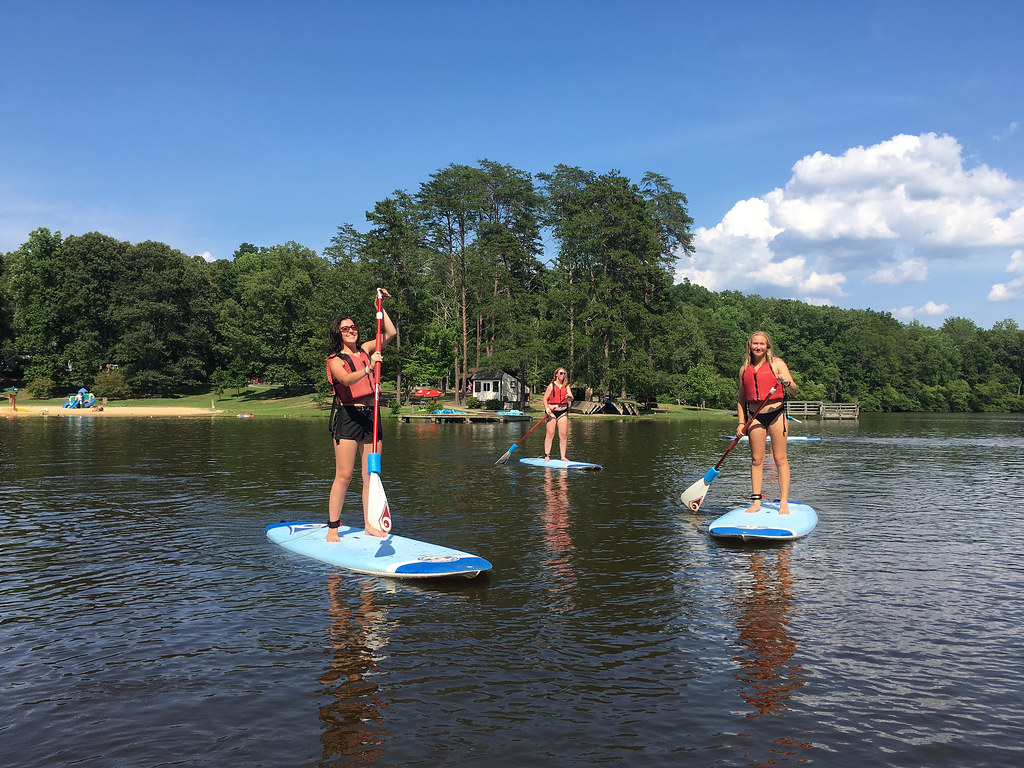 Stand up paddle board sup at bear creek lake state park Flickr