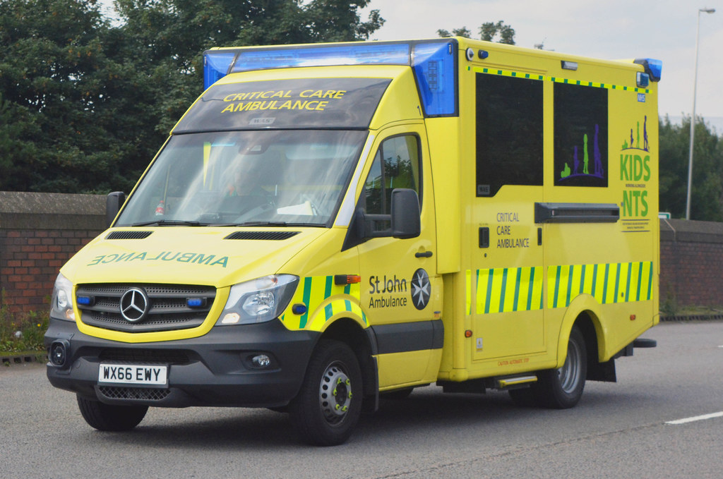 St John Ambulance MX66 EWY, Critical Care Ambulance Flickr
