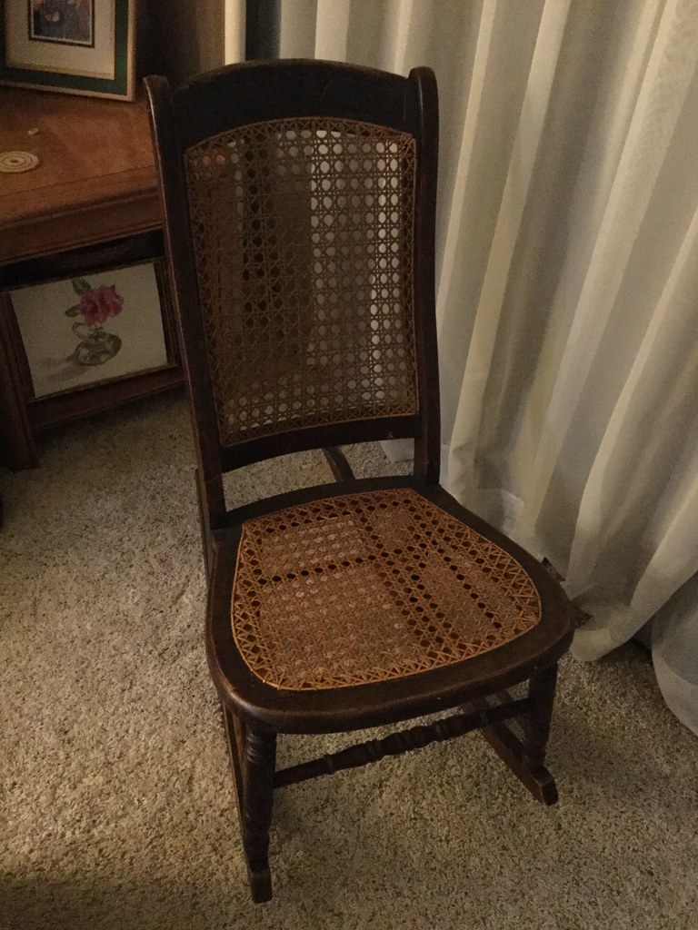 IMG_0102 Eastlake caned rocking chair, mid1800s. Caning w… Flickr