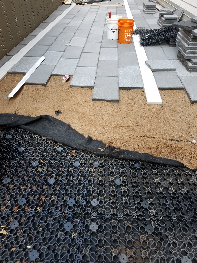 AirDrain Drainage and Leveling Base under Pavers in Oklaho… Flickr