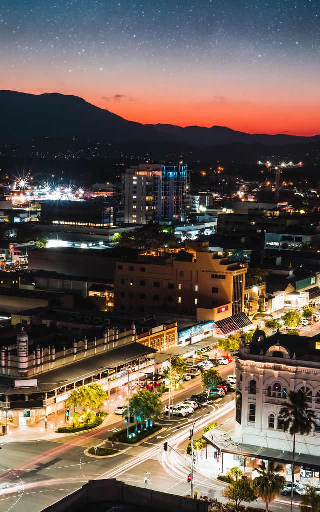 Cairns at dusk Reece Dougan Flickr
