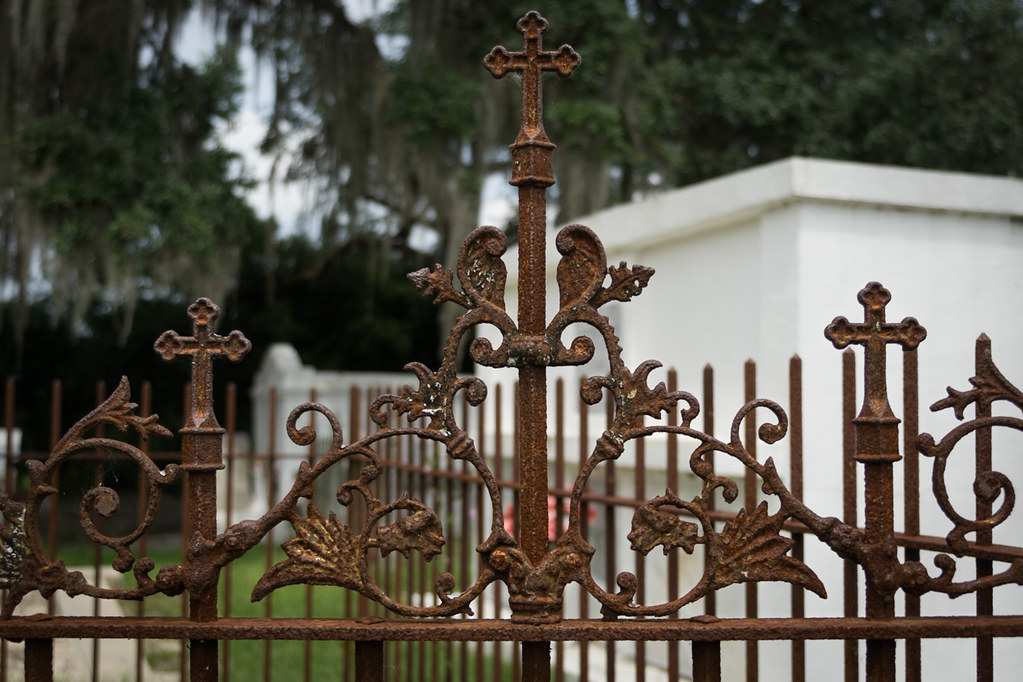 Rusty Gate 1856 Madisonville Cemetery, Louisiana Lorna Morris