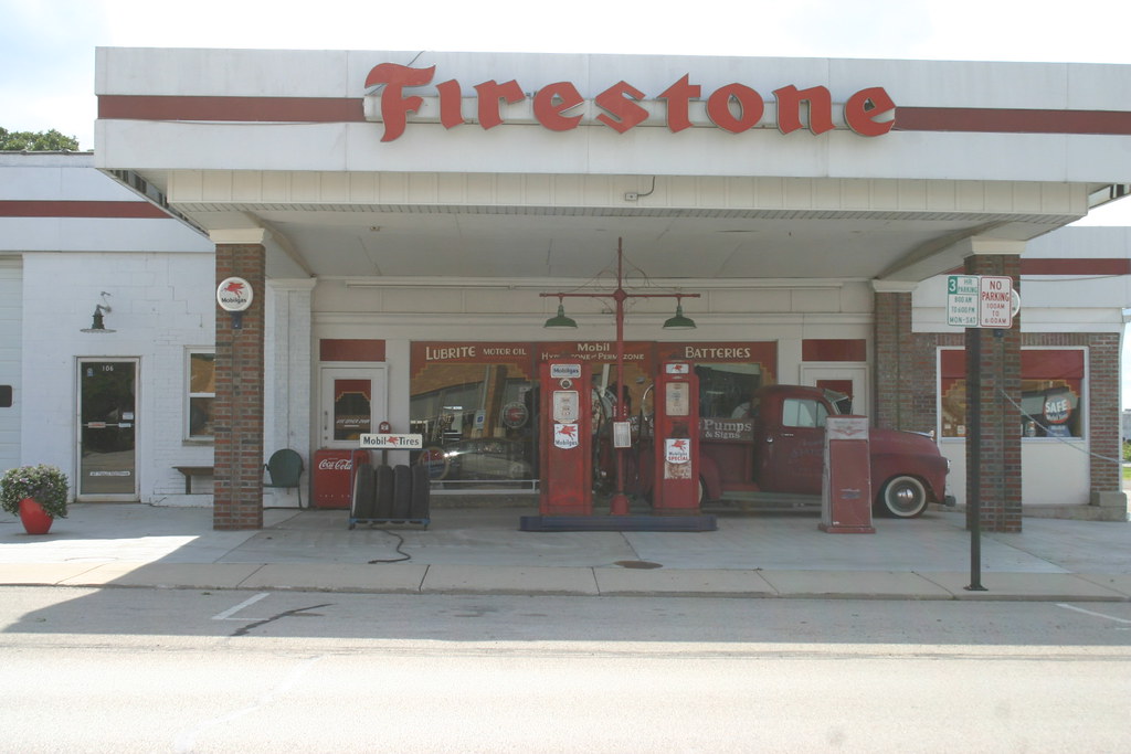 Firestone Gas Station Hampshire, Illinois Michelle Reitman Flickr