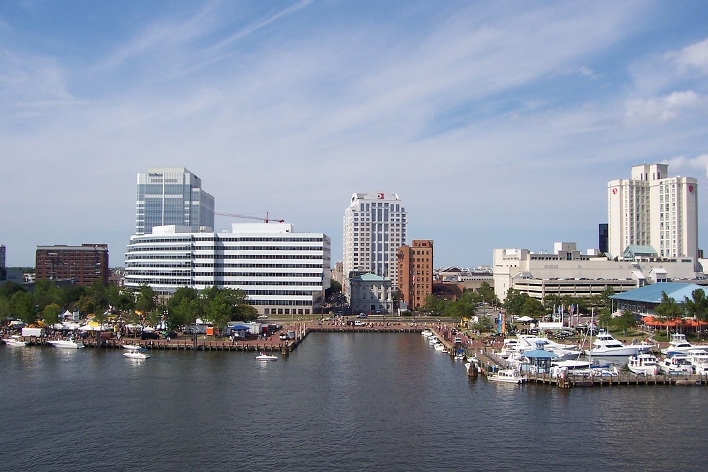 Norfolk, VA Norfolk Harbor, view from the cruise ship EMPR… Flickr