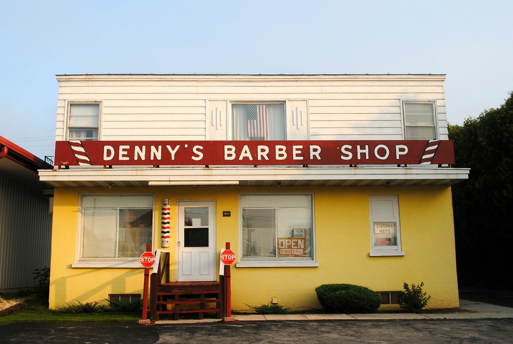 Denny's Barber Shop Manitowoc, Wisconsin Cragin Spring Flickr