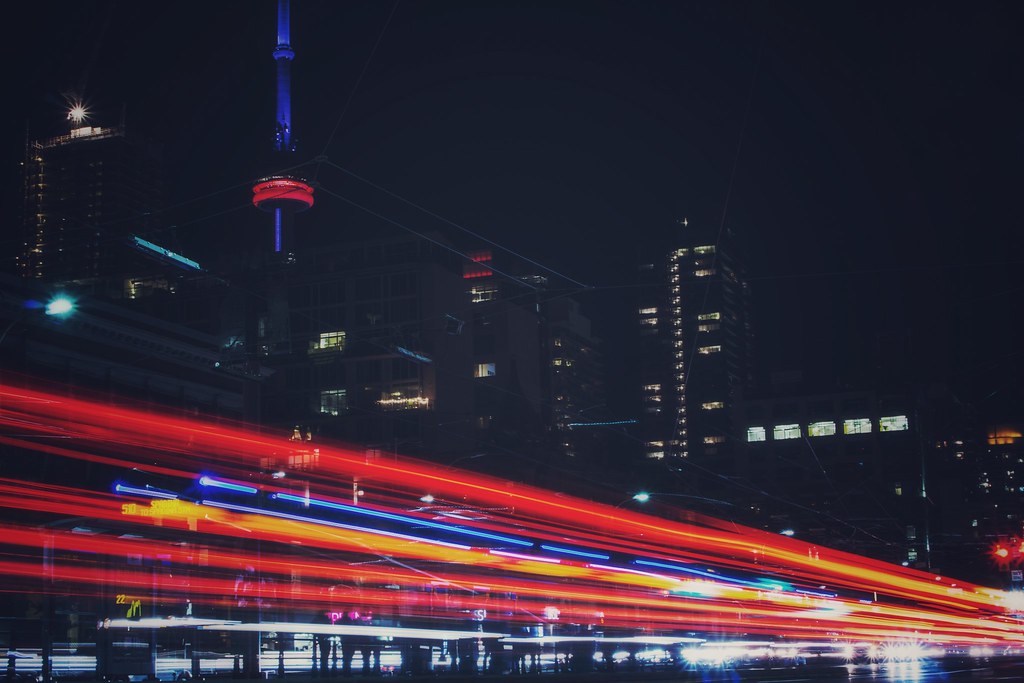 Toronto Night Processed With Darkroom Maxwell Routledge Flickr
