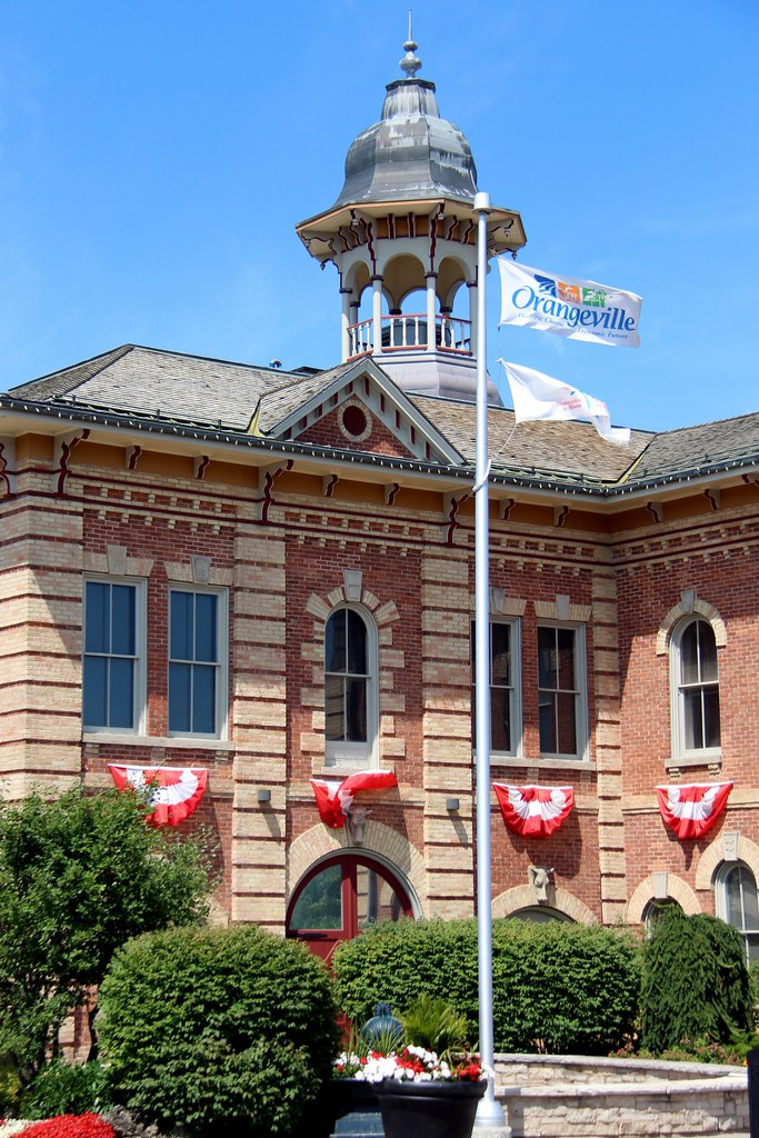 Orangeville Town Hall (Dufferin County, Ontario) Historic … Flickr