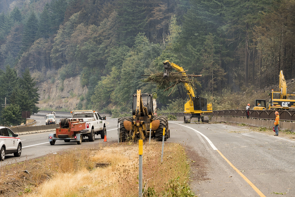 Tree removal operations Oregon Department of Transportation Flickr
