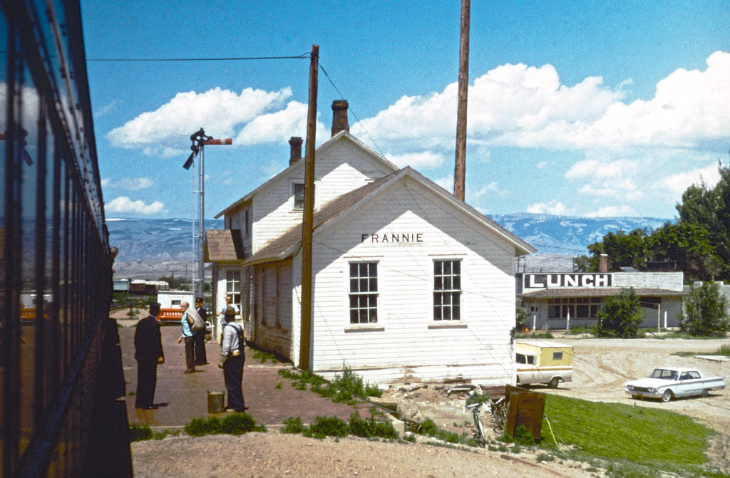 CB&Q Depot at Frannie, Wyoming Chicago Burlington & Quincy… Flickr