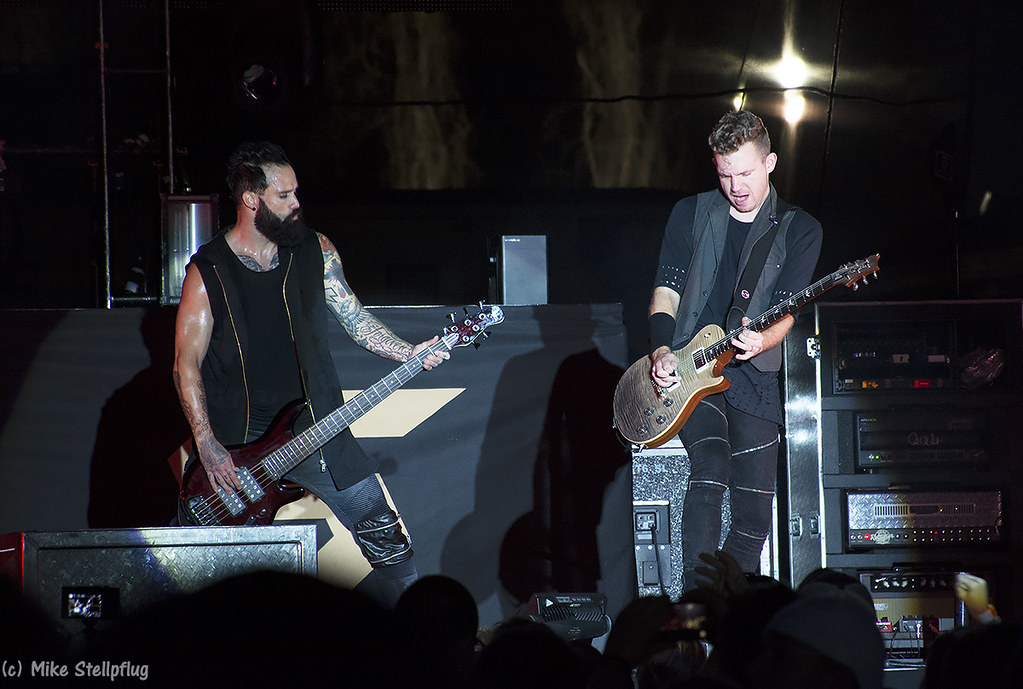 The guys of Skillet John Cooper on Bass and Seth Morrison … Flickr