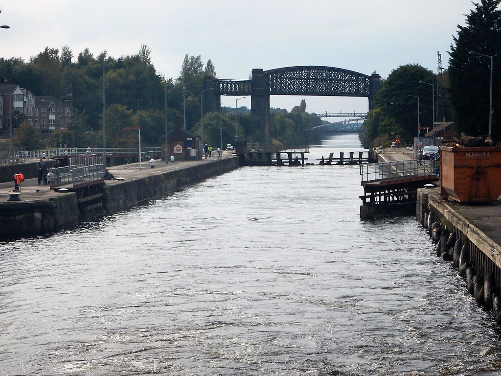 Latchford Locks and Viaduct d Douglas Law Flickr
