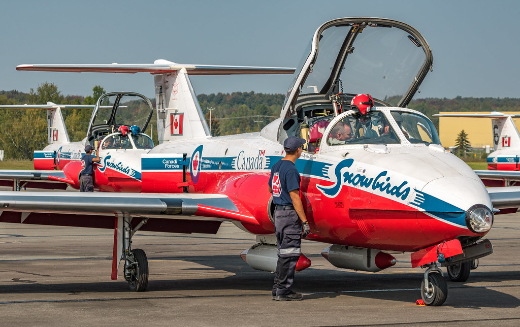 2017 Bromont, Qc, Airshow Snowbirds PreFlight Yves Fournier Flickr