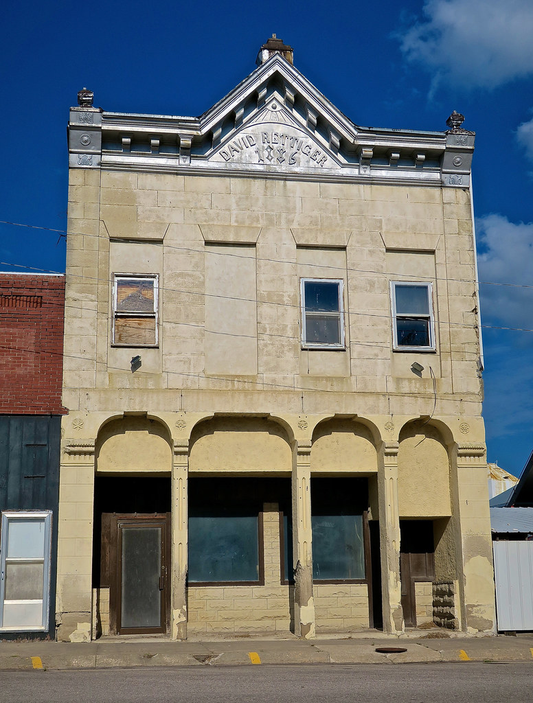David Rettiger Building, Strong City, KS The now seemingly… Flickr