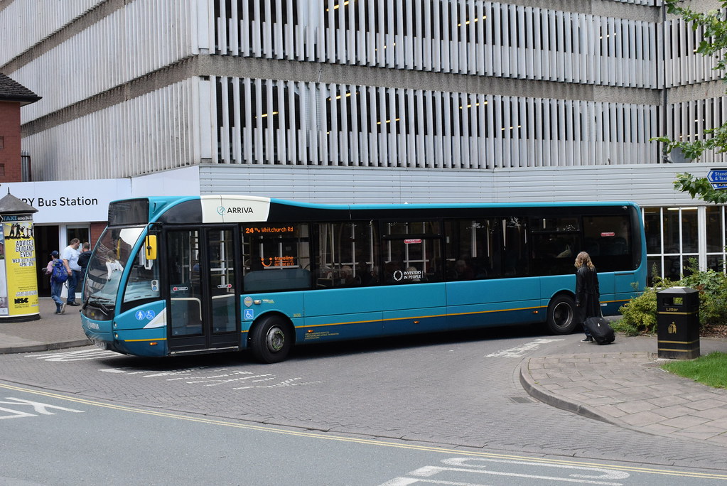 AMN 3696 Shrewsbury bus station Arriva Midlands Optare V… Flickr