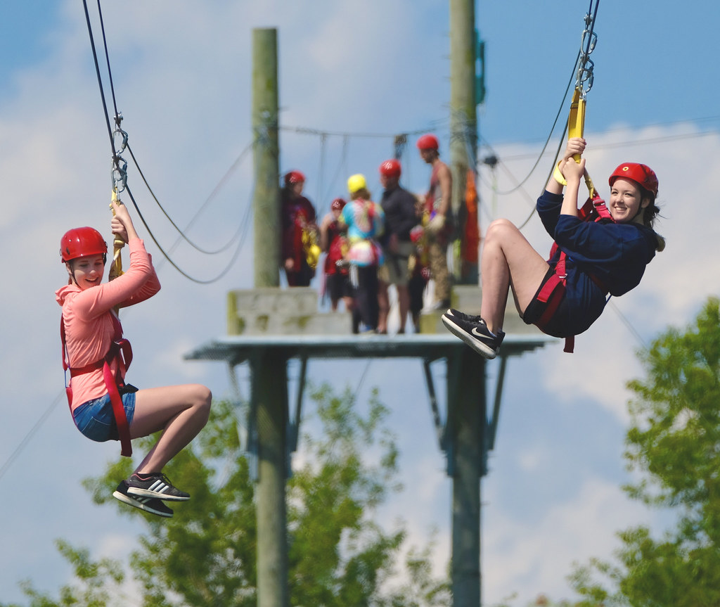 Zip lining fun! Zip lining fun in Saint John New Brunswick… Flickr
