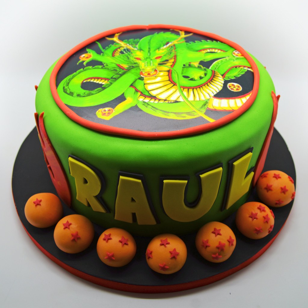 Dragon Ball Z birthday cake from Patricia Creative Cakes (Brussels)