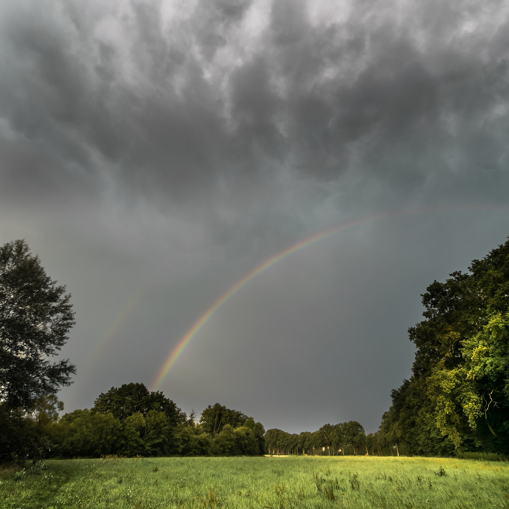 primary and secondary bow Secondary rainbows are caused by… Flickr
