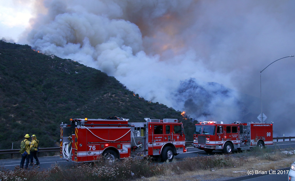 Major Emergency Brush Fire in La Tuna Canyon At 1327PM on… Flickr