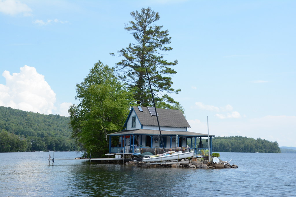 Hebron, NH Loon Island Newfound Lake Debbie LaValley Flickr