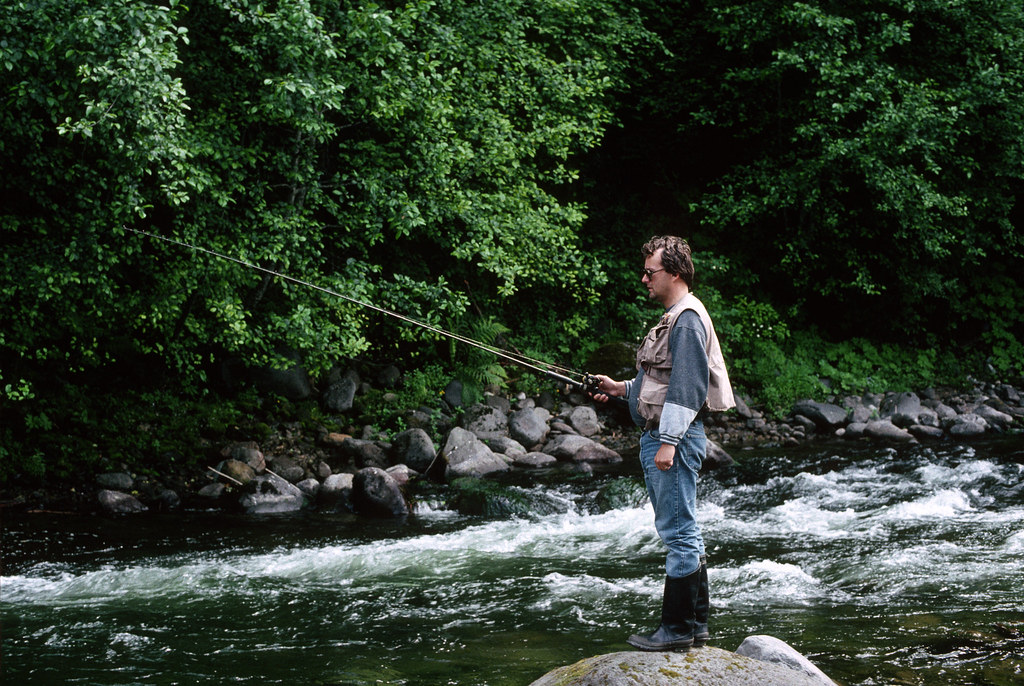 Fly fishing Salmon River, Mt Hood National Forest recreati… Flickr