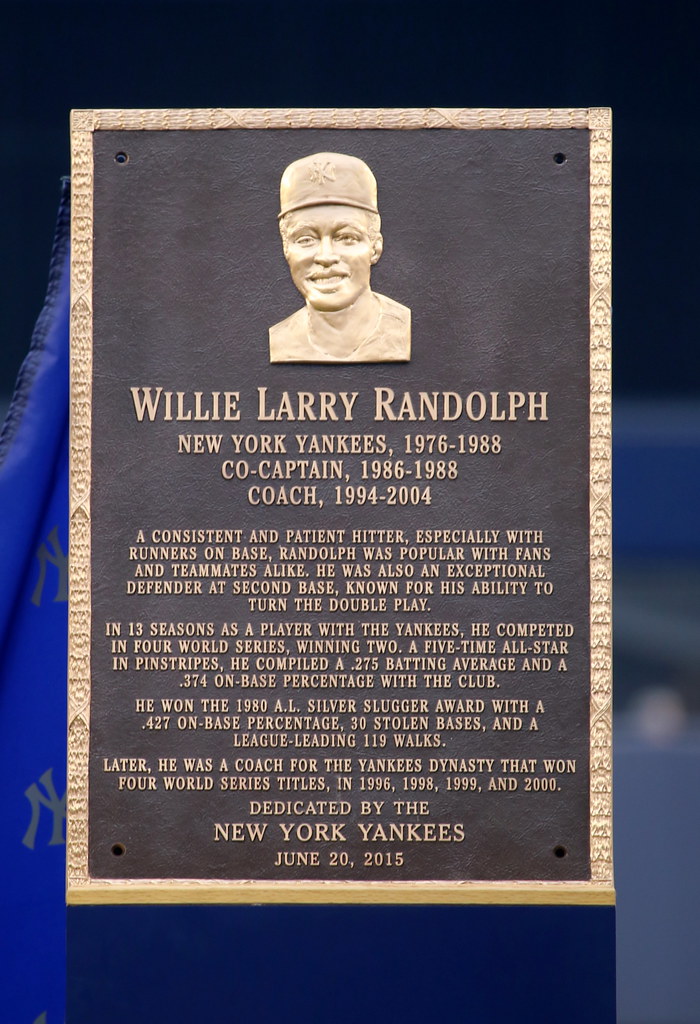 Yankees Old Timers' Day 6/20/2015 Willie Randolph's Monume… Flickr