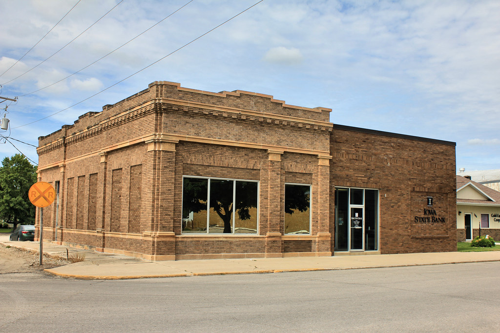 Iowa State Bank Wesley, IA Originally the Exchange State… Flickr