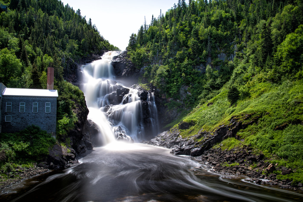 Quebec waterfall Blue Oyster Flickr