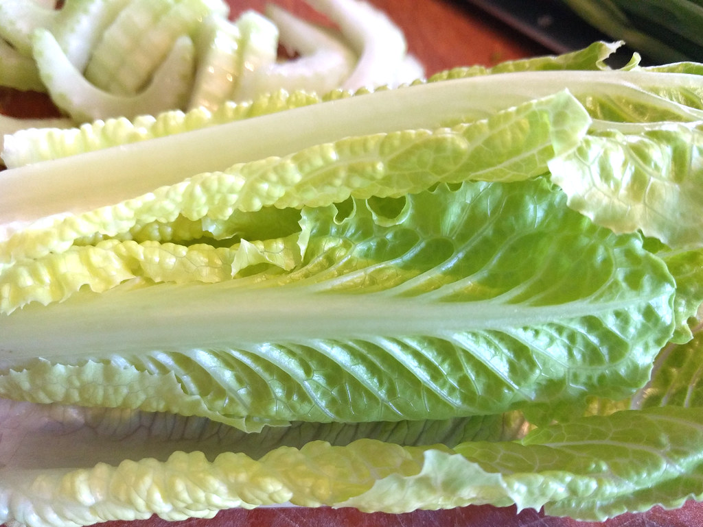 Romaine lettuce leaves Ruth Hartnup Flickr