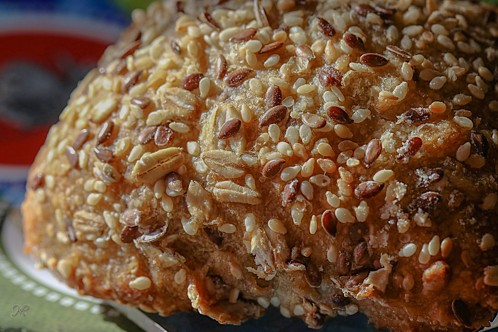 Bread Macro Mondays Theme Bread A piece of a Multigrain… Flickr
