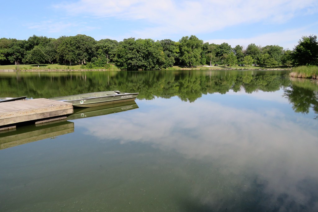 Reflections at Herrick Lake Herrick Lake Forest Preserve, … Flickr