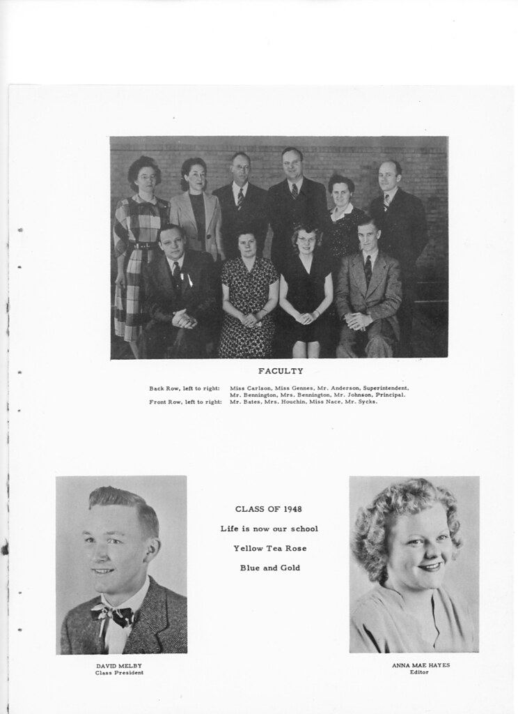 005 Akeley MN School Annual 1948 Michael & Sherry Martin Flickr