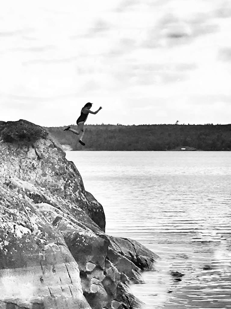 Cliff jumping in Nova Scotia makaraaikens Flickr