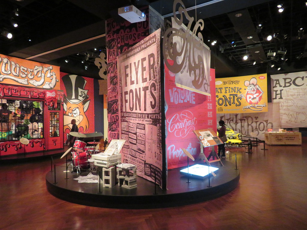 House Industries exhibit, Henry Ford Museum A wonderland o… Flickr