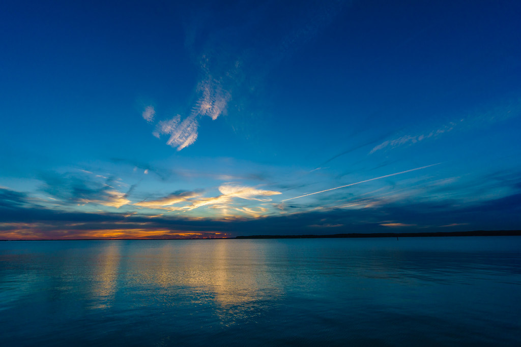 Sunset over the North East River, Sandy Cove, MD Philip N Young Flickr