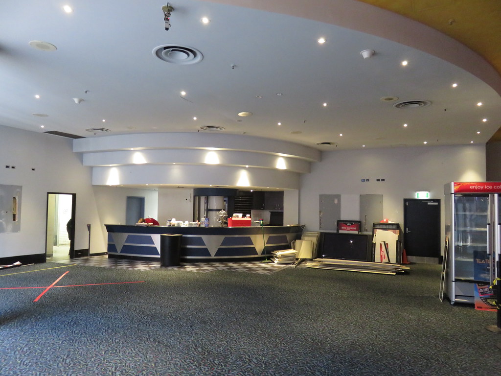 Hoyts Tea Tree Plaza Bar Area being prepared for renovat… Flickr
