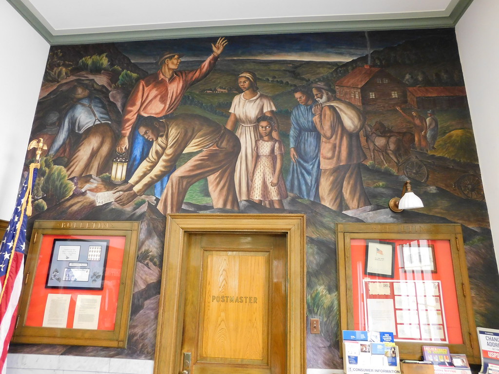 Dolgeville, New York Post Office Fresco New Deal fresco en… Flickr